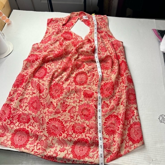 CABI Vita Blouse #5037‎ Cowl Neck Floral Sleeveless Blouse XS Cottagecore - Picture 10 of 16
